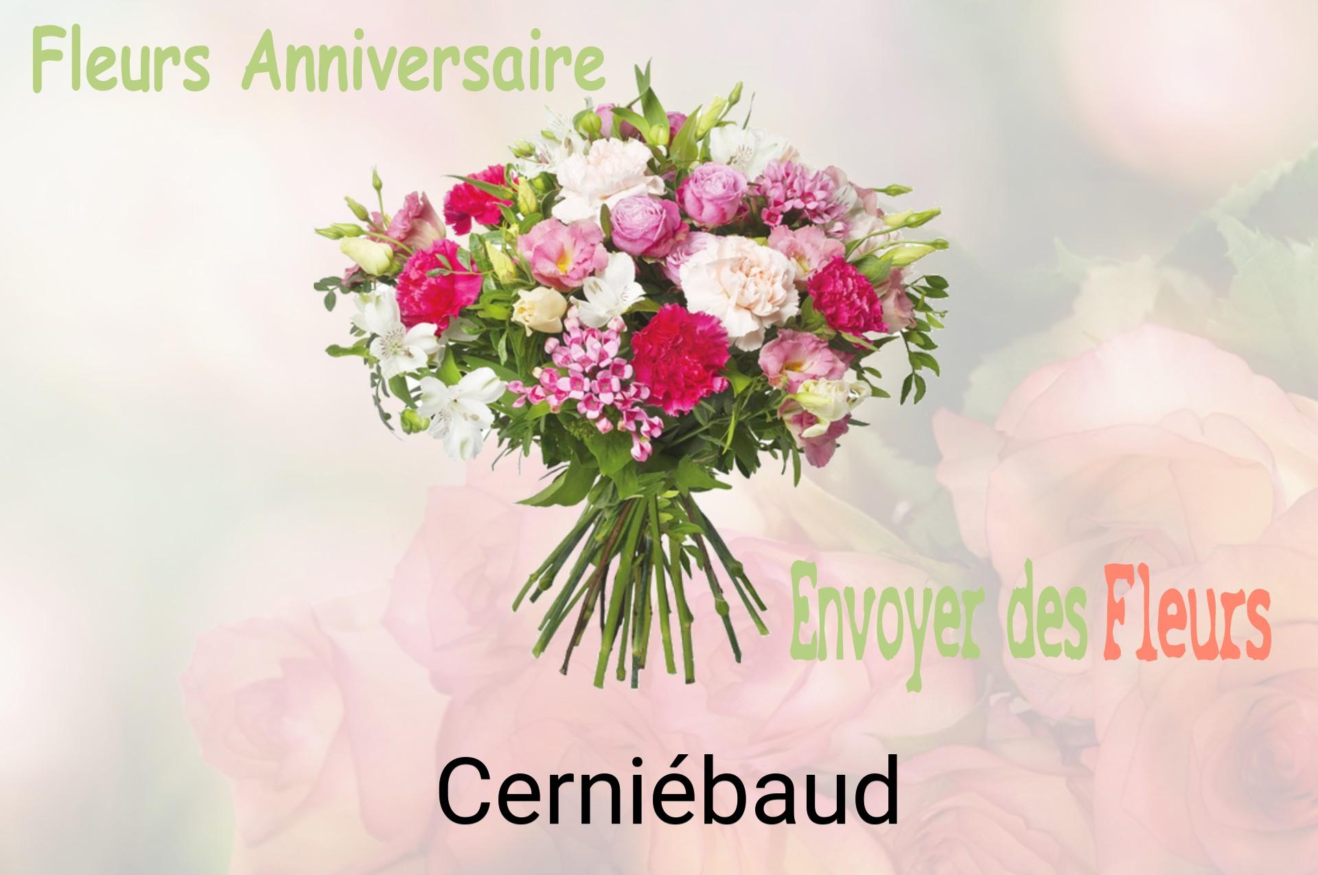 Bouquet de fleurs d’anniversaire livré à Cerniébaud